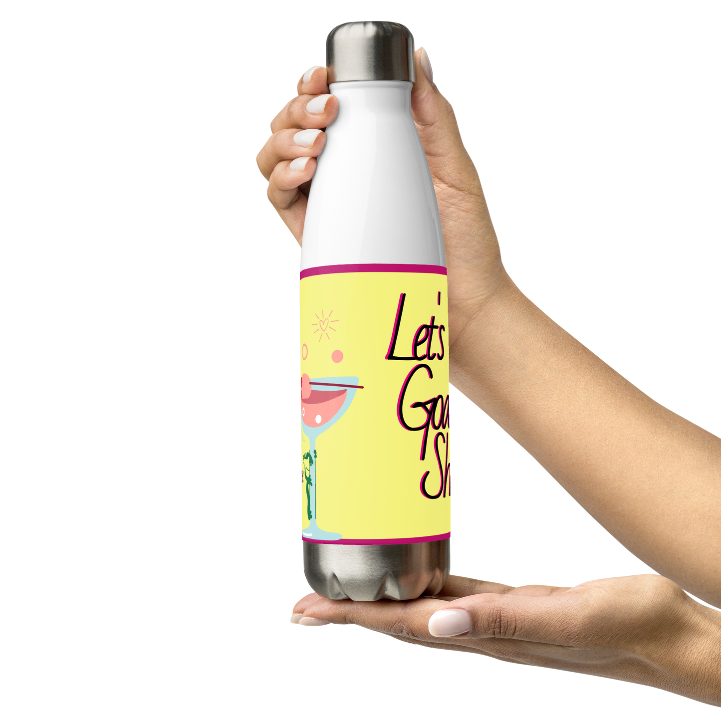 Goat Showing Stainless Steel Water Bottle