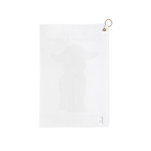 Silky Fainting Kid Clip-On Goat Barn Golf Towel — Quicker Cleaner-Upper