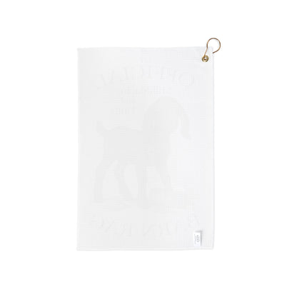 Barn Nubian Kid Golf Towel — Bottle Baby Cleanup & Everyday Farm Messes