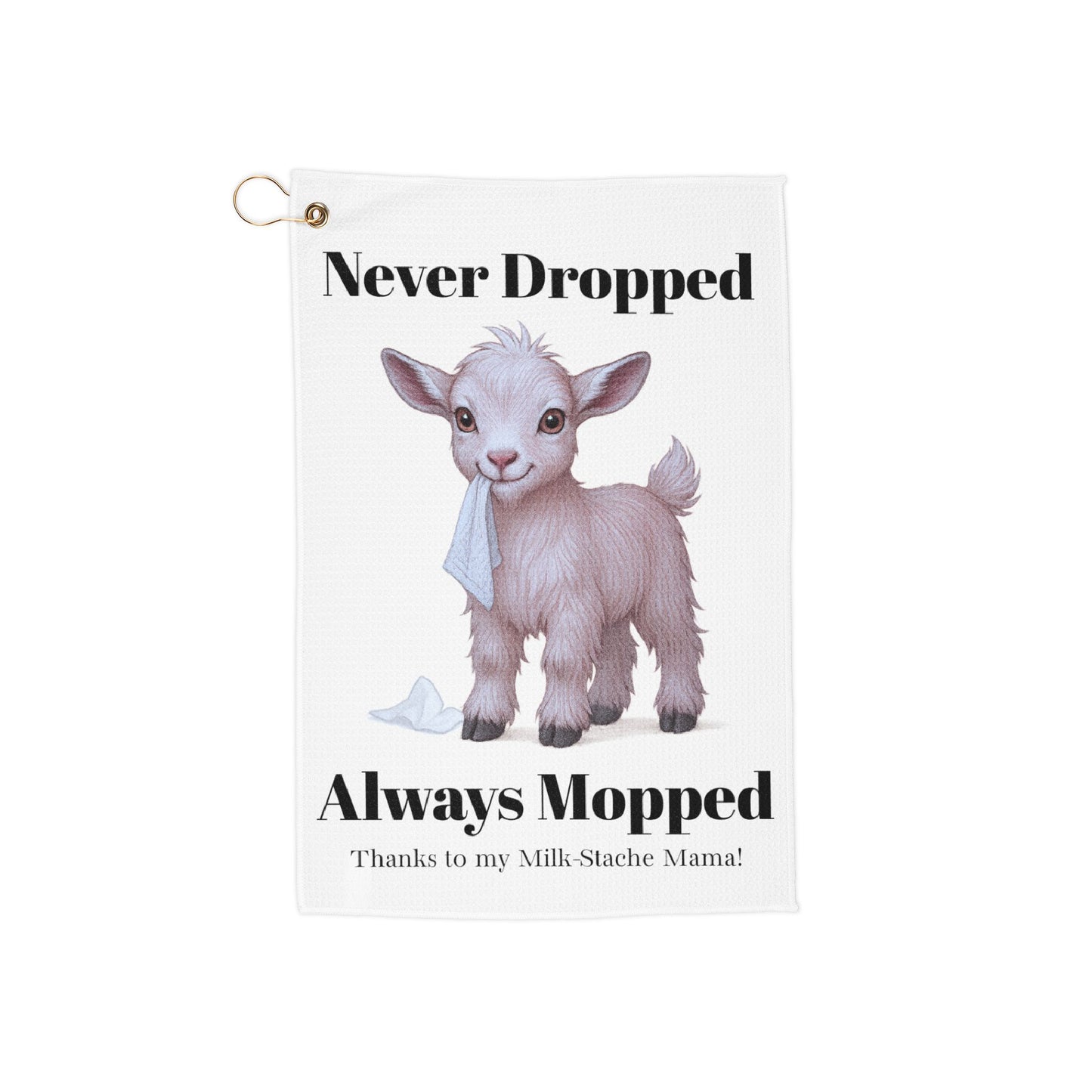 Silky Fainting Kid Barn Golf Towel - Always Mopped