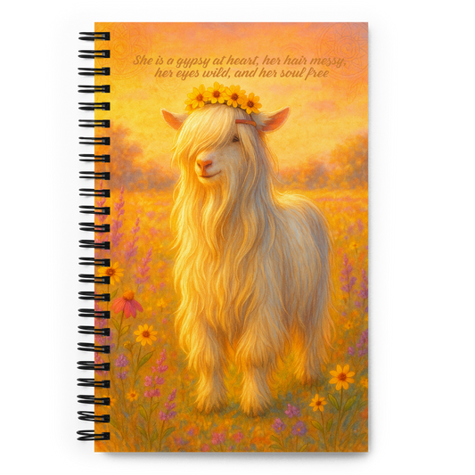 Sunrise Meadow Moonchild — a young boho Heritage Mini Silky goat design at Goats Rock Ranch inspired by GRR Keziah a Mossberg AfterShock and GRR Kiss Me Targaryen Princess