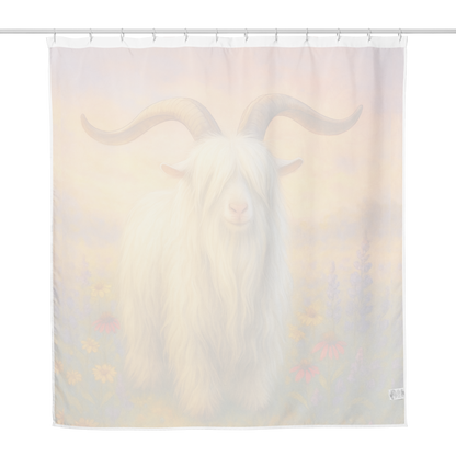 Sand Hills Peace Walker – Boho Heritage Mini Silky Goat Shower Curtain