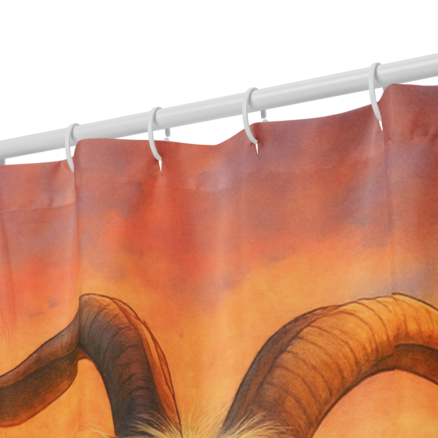 Sand Hills Peace Walker – Boho Heritage Mini Silky Goat Shower Curtain