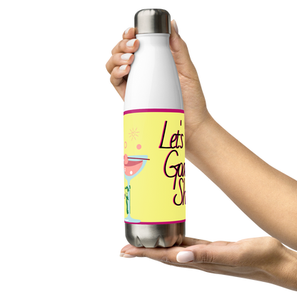 Goat Showing Stainless Steel Water Bottle