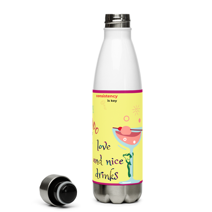Goat Showing Stainless Steel Water Bottle