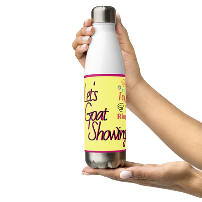 Goat Showing Stainless Steel Water Bottle