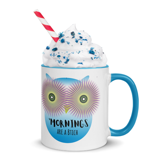 Hootie Mornings Colored & Printed Mug