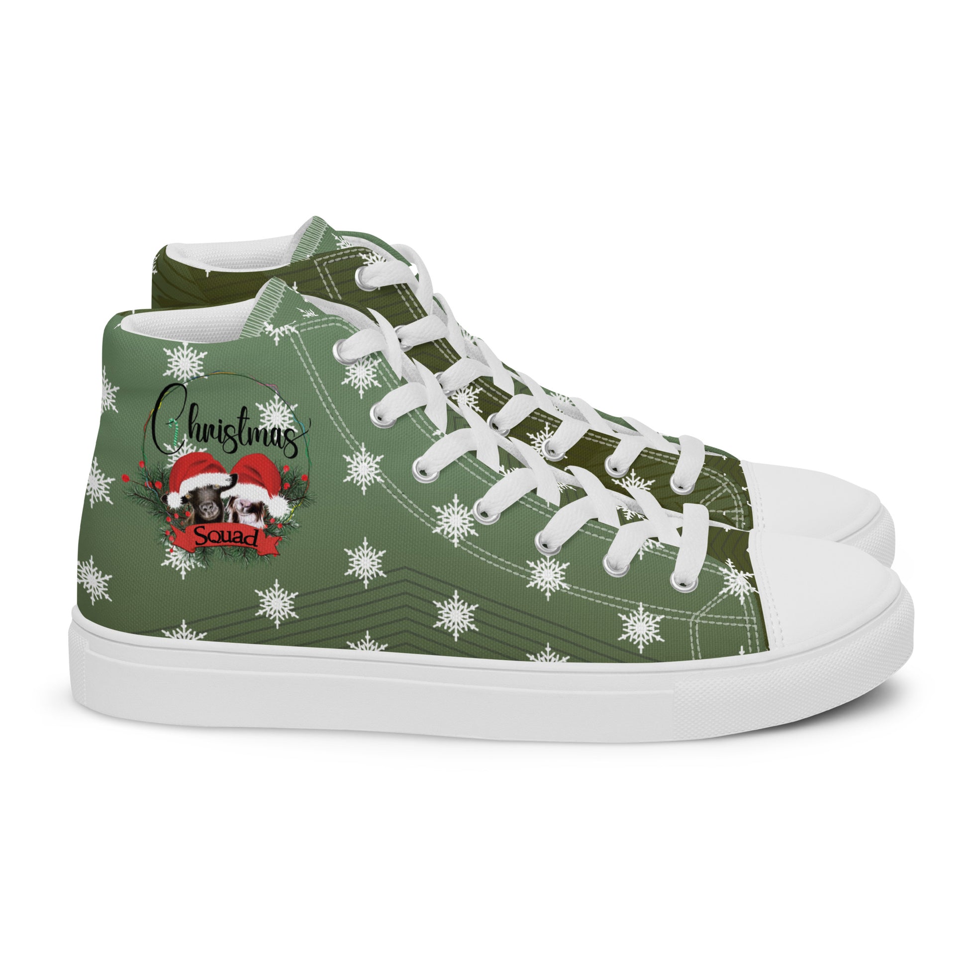 Christmas Squad High Top Women Shoe